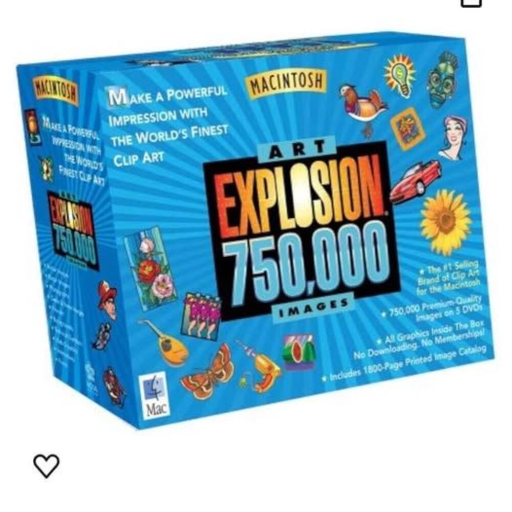 Art Explosion 750000 for Mac CDRom Only NOVA